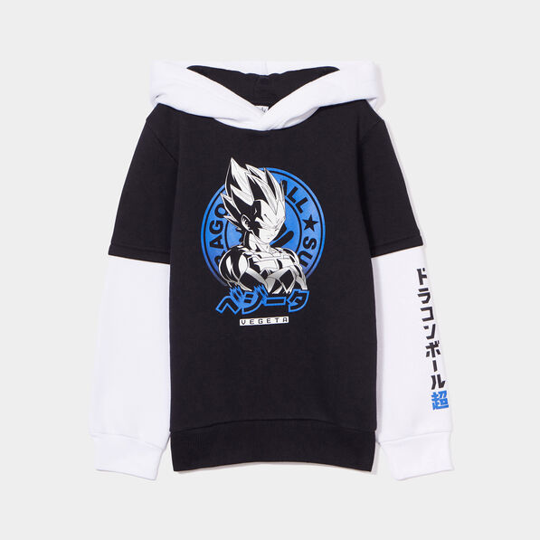 Sweat à capuche hoodie Dragon Ball Z noir garçon