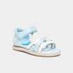 Sandales multibrides Reine des neiges bleu fille