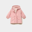 Parka 3 en 1 avec doudoune rose clair b&eacute;b&eacute; fille