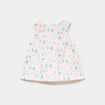 Lot 2 d&eacute;bardeurs droits cols ronds blanc b&eacute;b&eacute; fille