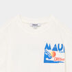 T-shirt manches courtes coton blanc gar&ccedil;on