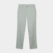 Pantalon chino droit stretch vert olive homme