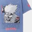 T-shirt manches courtes Naruto Kakashi bleu garçon