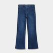 Jegging bootcut taille &eacute;lastiqu&eacute;e bleu fonc&eacute; fille