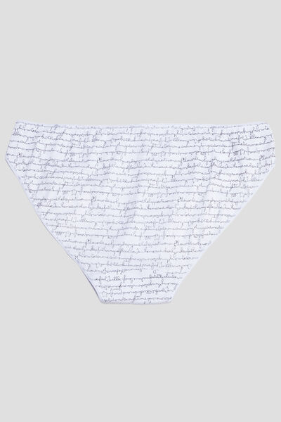 Lot de 3+1 culottes en coton noir femme
