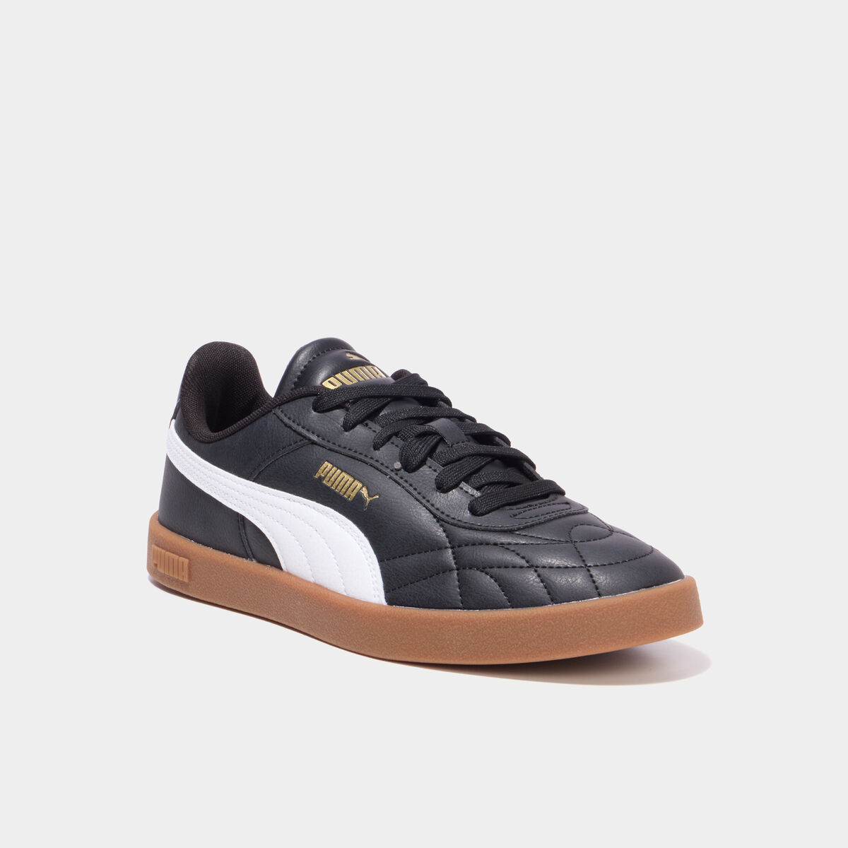 Tennis basses &agrave; lacets Puma Indoor noir gar&ccedil;on