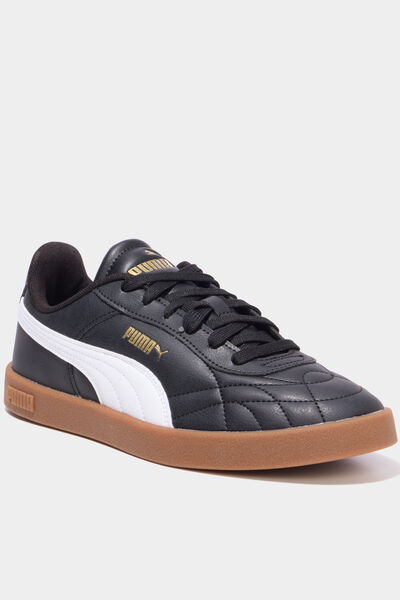 Tennis basses &agrave; lacets Puma Indoor noir gar&ccedil;on
