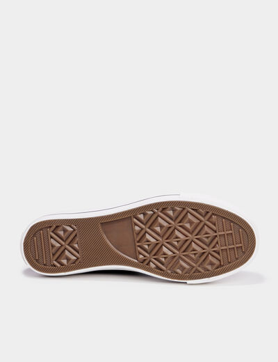 Baskets montantes &agrave; lacets Creeks noir femme