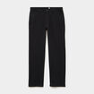 Pantalon chino regular taille &eacute;lastiqu&eacute;e noir homme