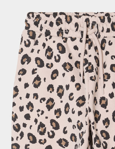 Pantalon de jogging molleton sable fille