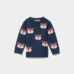 Pull &eacute;paule boutonn&eacute;e bleu b&eacute;b&eacute; gar&ccedil;on