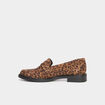 Mocassins en cuir multicolore femme