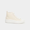 Baskets montantes en toile Creeks sable femme
