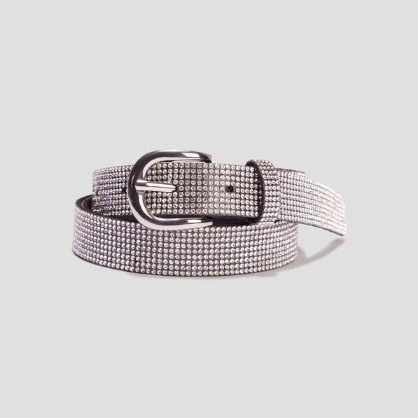 ceinture a strass gris argent femme Ceinture à strass gris argent femme