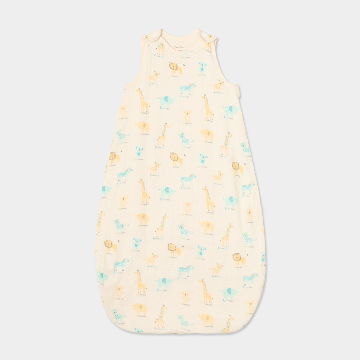 Gigoteuse TOG 1 ajustable gaze de coton creme b&eacute;b&eacute; gar&ccedil;on