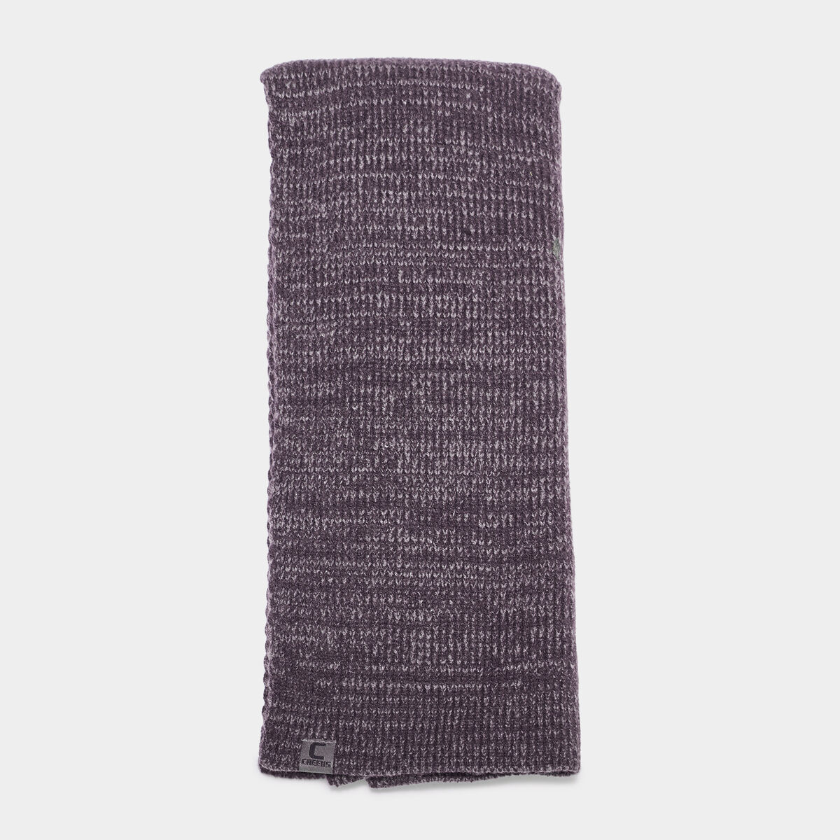 &Eacute;charpe tricot&eacute;e gris fonc&eacute; homme