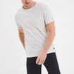 T-shirt col rond manches courtes Liberto blanc homme