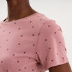 Ensemble pyjama t-shirt pantalon coton rose femme
