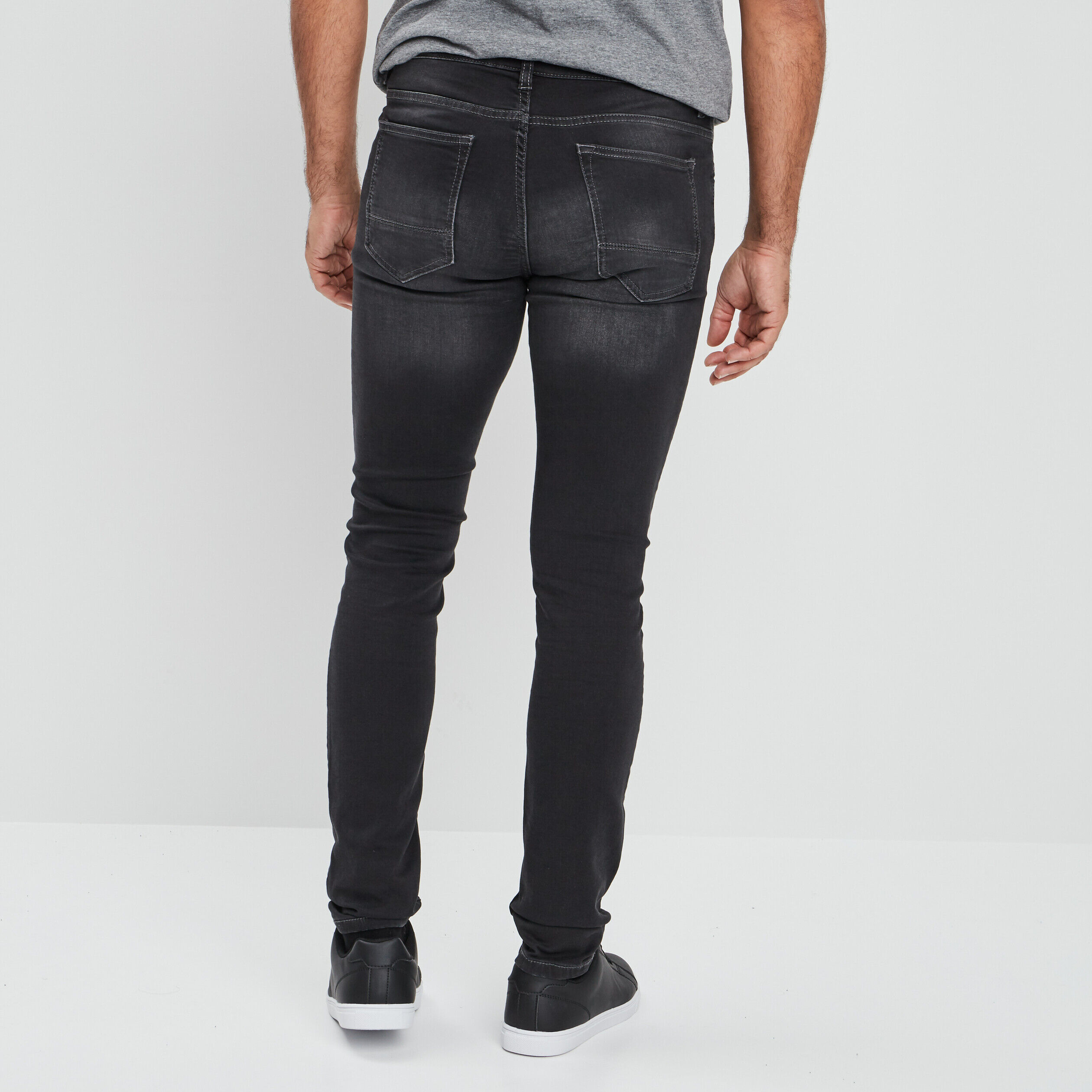 Jean super deals skinny homme gris