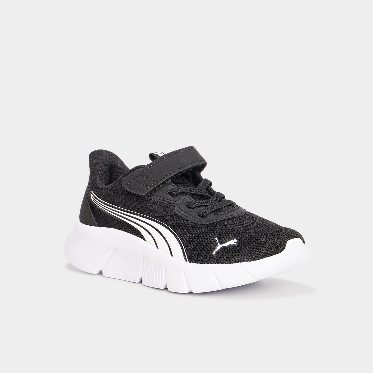 Baskets running scratchs Puma FlexFocus noir gar&ccedil;on