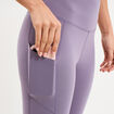 Legging de sport taille haute violet femme