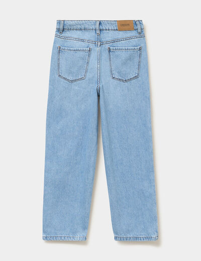 Jean regular 5 poches coton denim double stone fille