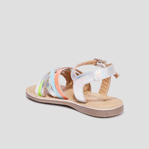 sandales brides croisees en cuir creeks multicolore fille Sandales brides croisées en cuir Creeks multicolore fille