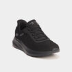 Baskets running à lacets élastiqués noir homme