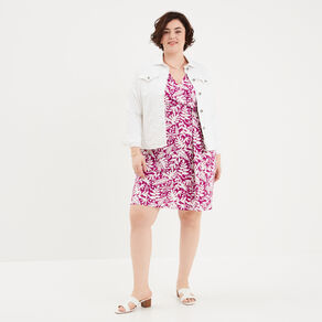 robe portefeuille manches courtes violet femmegt Robe portefeuille manches courtes violet femme grande taille