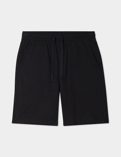 Short de pyjama noir homme