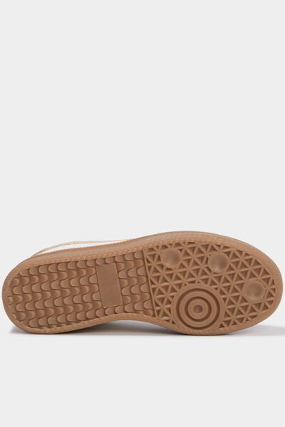 Baskets &agrave; lacets Josh Ellesse jaune or femme