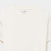 T-shirt manches courtes coton ivoire fille