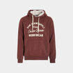 Gilet à capuche hoodie Creeks bordeaux homme