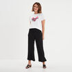 T-shirt Fête des mères oversize coton ecru femme