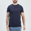 T-shirt manches courtes bleu marine homme