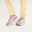 Baskets running semelles bulles taupe femme