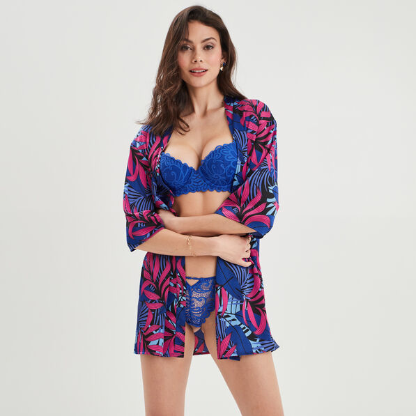 tanga en dentelle bleu electrique femme Tanga en dentelle bleu electrique femme