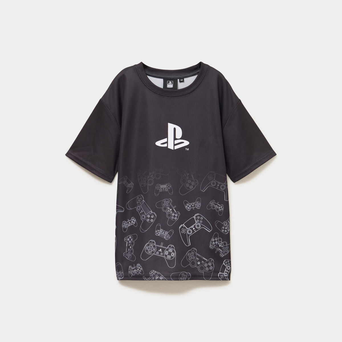 T-shirt manches courtes Playstation noir gar&ccedil;on