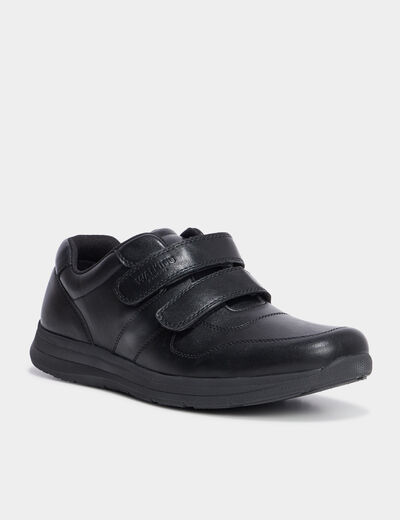 Derbies à scratchs noir homme
