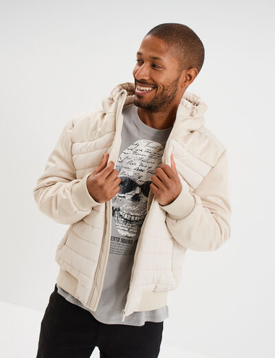 Veste à capuche Liberto gris homme