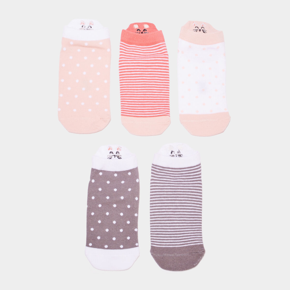 Lot 5 paires socquettes rose fille