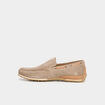 Mocassins en cuir sable homme