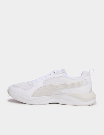 Baskets running &agrave; lacets Puma blanc homme