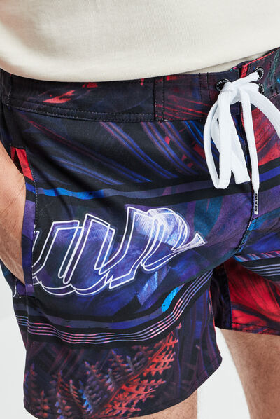 Short de bain Freegun rouge homme