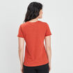 T-shirt manches courtes Creeks orange foncé femme