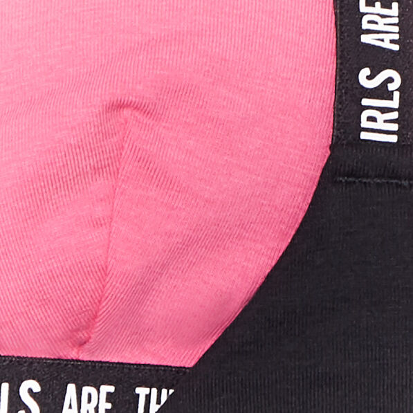 lot 2 brassieres forme triangle coton rose fushia fille Lot 2 brassières forme triangle coton rose fushia fille