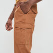 Pantalon cargo camel homme