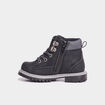 Boots crant&eacute;es zipp&eacute;es &agrave; lacets Bali noir b&eacute;b&eacute; gar&ccedil;on