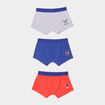 Lot 3 boxers coton bleu garçon