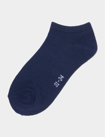 Lot 10 paires de chaussettes bleu marine gar&ccedil;on